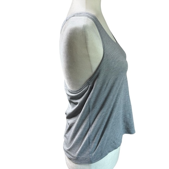 Lululemon Grey Racerback Cropped Tank - Picture 4 of 5